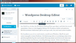 Wordpress Desktop Editor